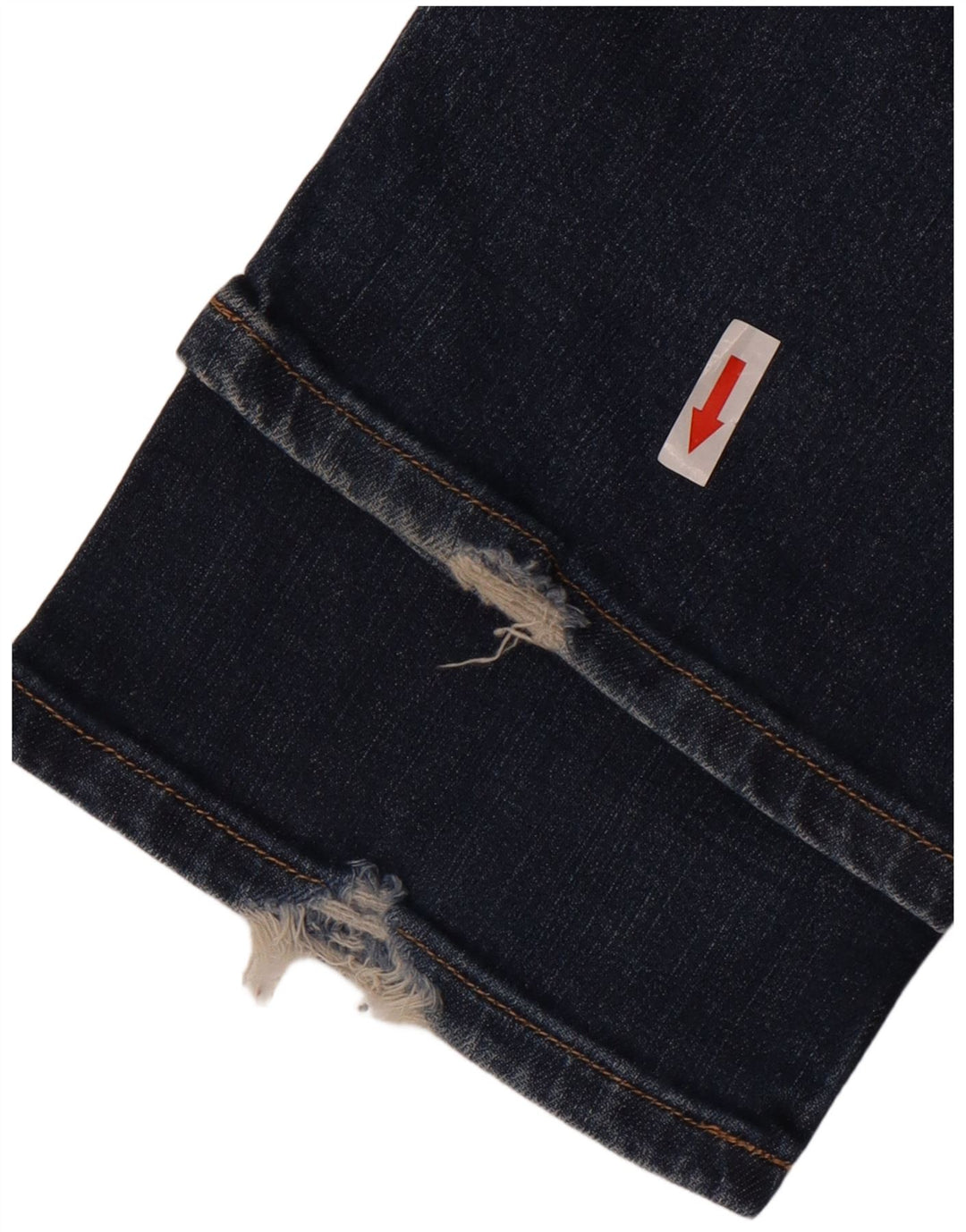 Damskie jeansy Levi's 470 Straight W28 L34 Niebieskie bawełniane