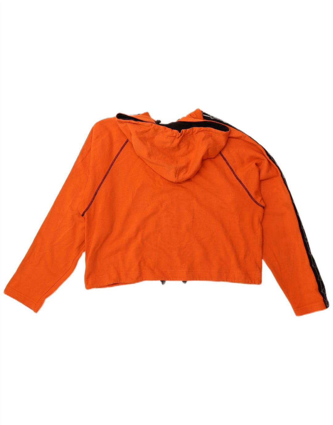 Damska bluza z kapturem Champion Oversize z grafiką i zamkiem błyskawicznym UK 16, duża pomarańczowa