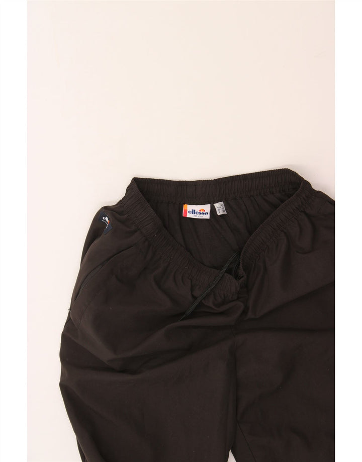 ELLESSE Womens Tracksuit Trousers UK 14 Medium Black Polyester Vintage Ellesse and Second-Hand Ellesse from Messina Hembry 