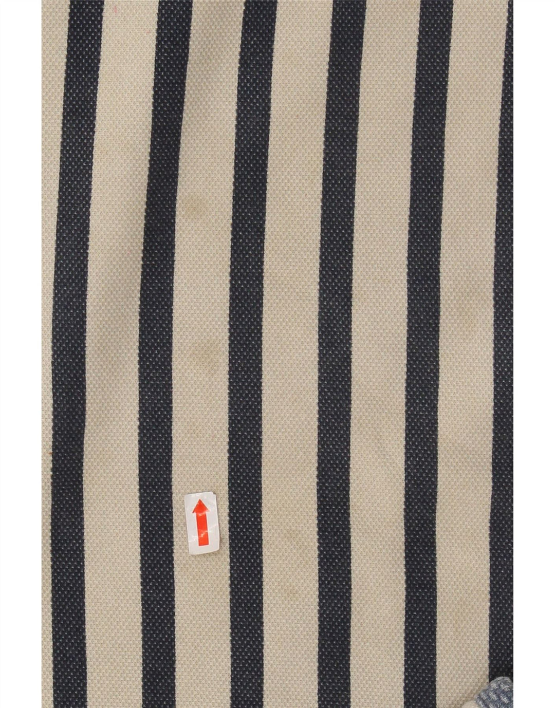 Męska bluza z zamkiem błyskawicznym FAT FACE, mała, bawełniana w białe paski