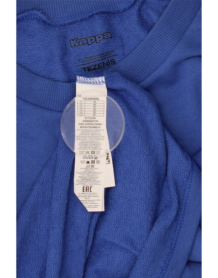 Damska bluza Kappa Tezenis Graphic Oversize UK 14 Średni niebieski