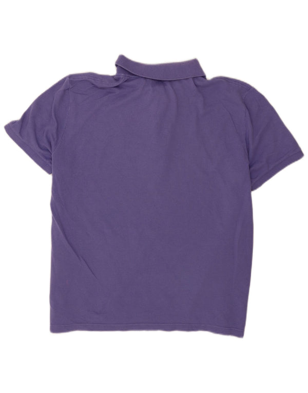 Męska koszulka polo Lacoste Slim Fit, rozmiar 6 XL, fioletowa bawełna