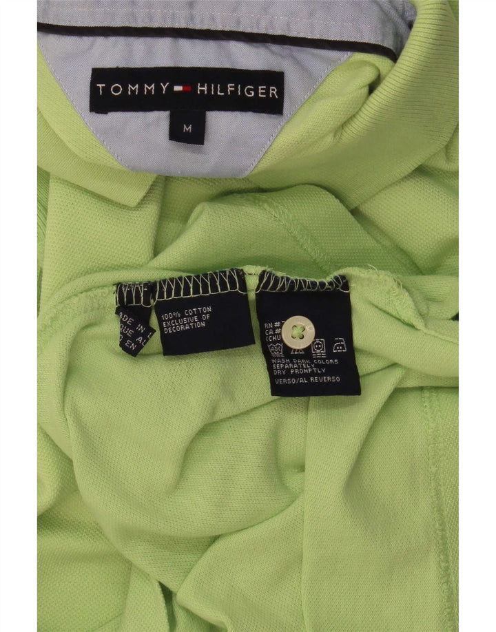 Męska koszulka polo Tommy Hilfiger w kolorze średniej zielonej bawełny