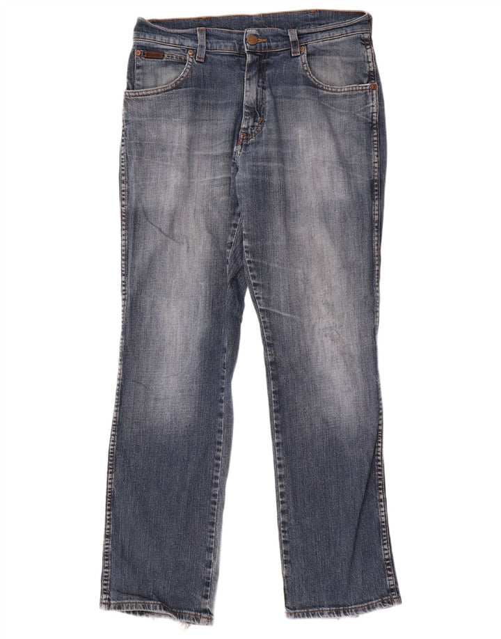 Męskie jeansy Wrangler Texas Stretch Straight W31 L30 Niebieskie bawełniane