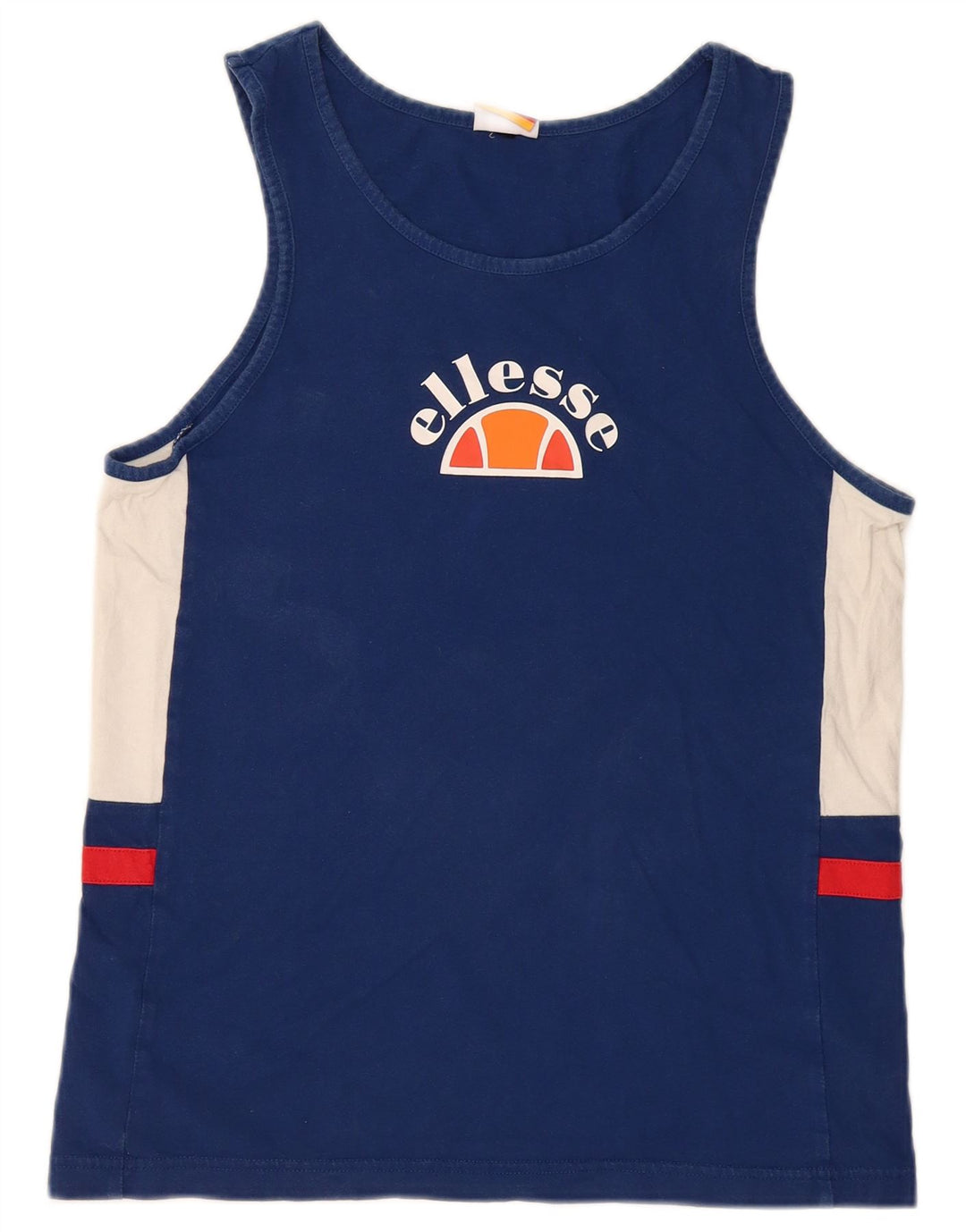 Damska kamizelka z grafiką Ellesse UK 14, bawełna w kolorze średniego błękitu