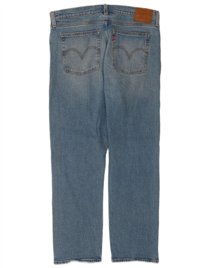 Damskie jeansy Levi's Wedgie Straight W31 L28 Niebieskie bawełniane
