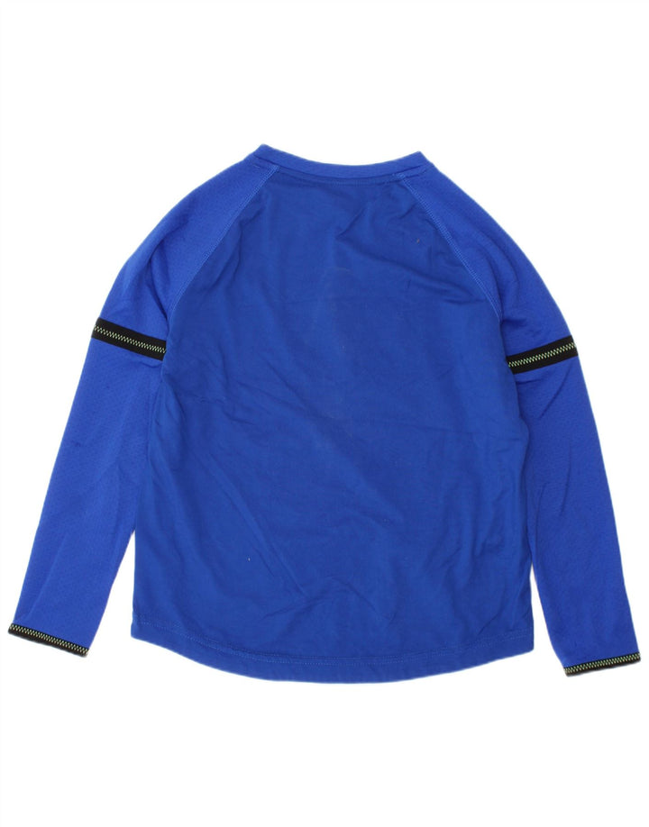 Top chłopięcy Russell Athletic z długim rękawem, 6-7 lat, mały, niebieski, poliester