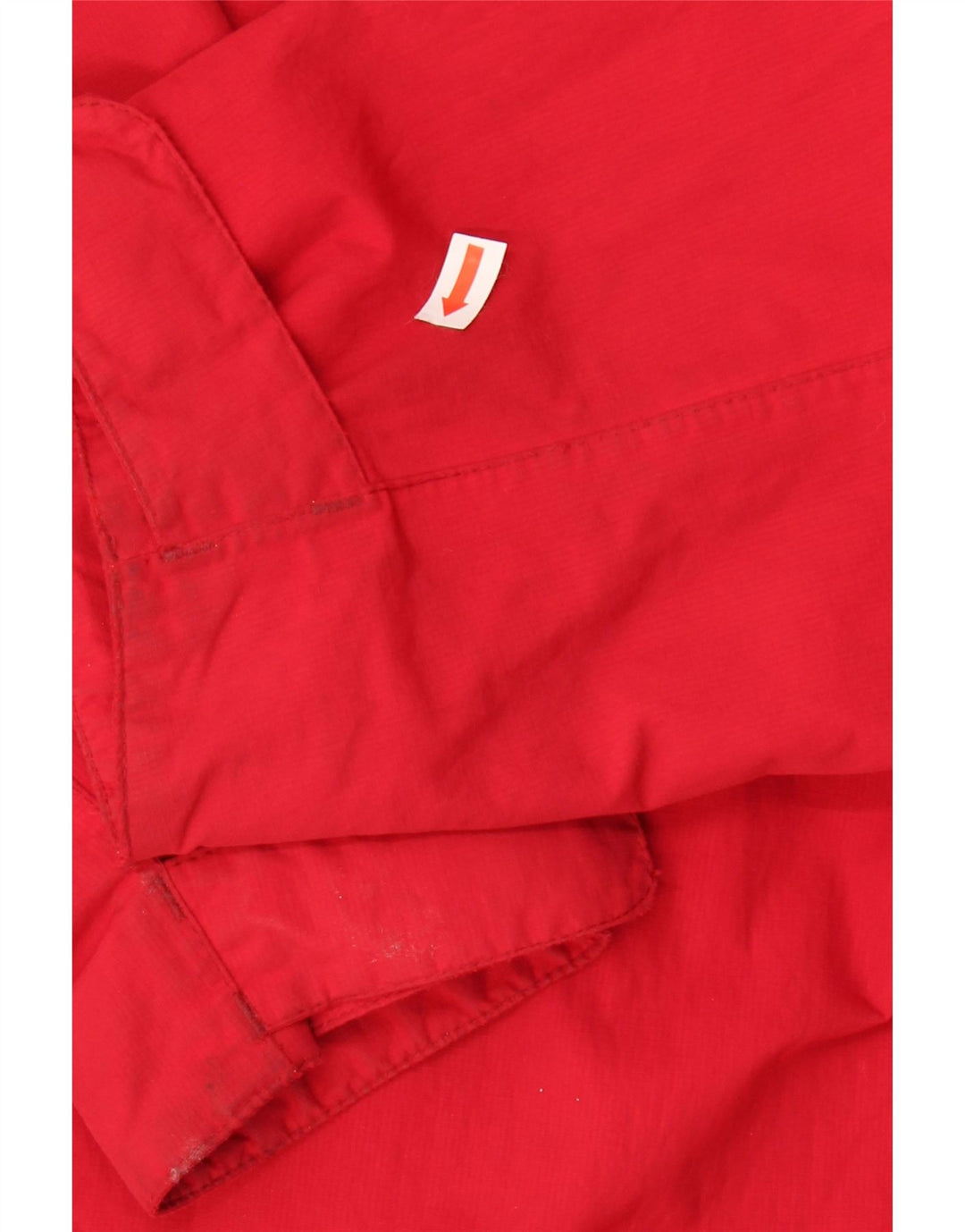 JACK WOLFSKIN Mens Hooded Windbreaker Jacket UK 34 Small Red Polyamide Vintage Jack Wolfskin and Second-Hand Jack Wolfskin from Messina Hembry 