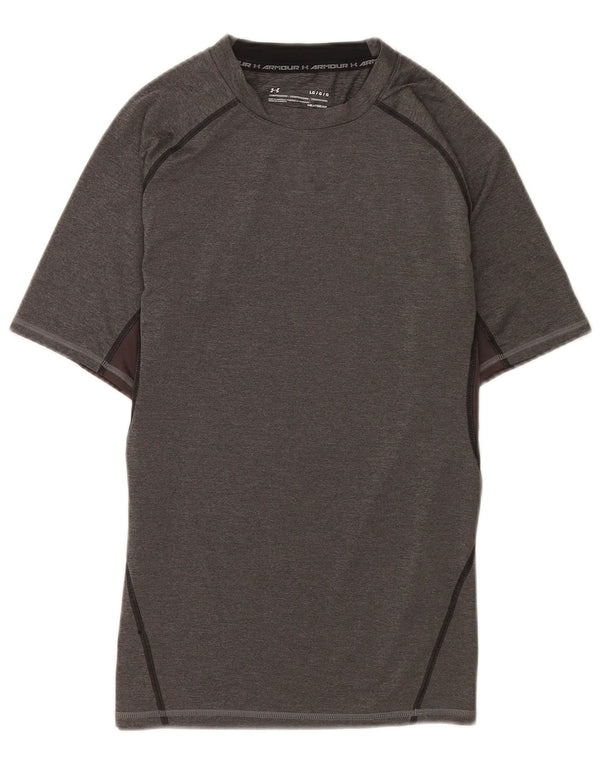 Męska koszulka t-shirt Under Armour Heat Gear z dużym szarym blokiem kolorów