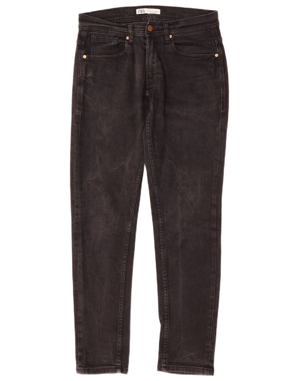 Męskie jeansy slim fit Zara EU 40 Medium W31 L30 czarne