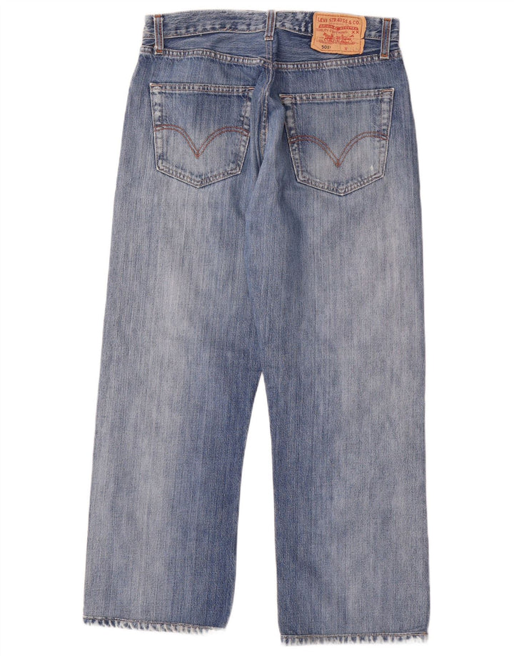 Męskie jeansy Levi's 501 Straight W33 L27 Niebieskie bawełniane