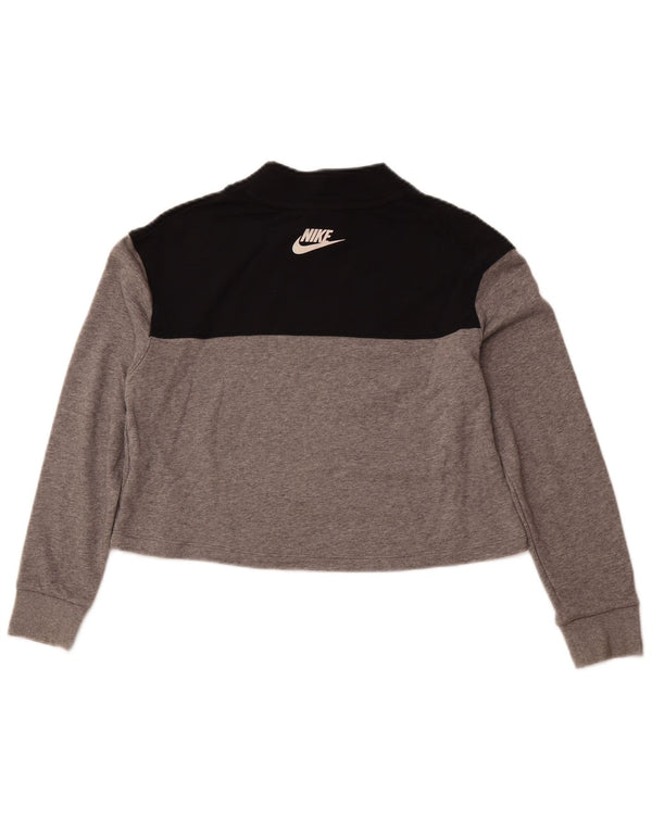 Bluza dziewczęca NIKE Crop Standard Fit 13-14 lat XL, szara