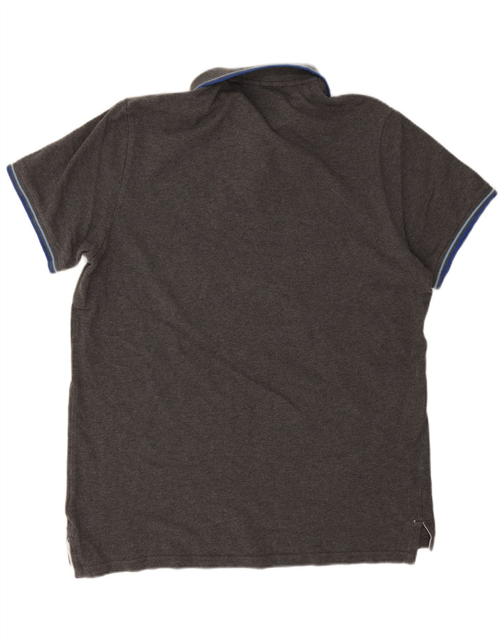 Męska koszulka polo Superdry 2XL, szara, bawełniana