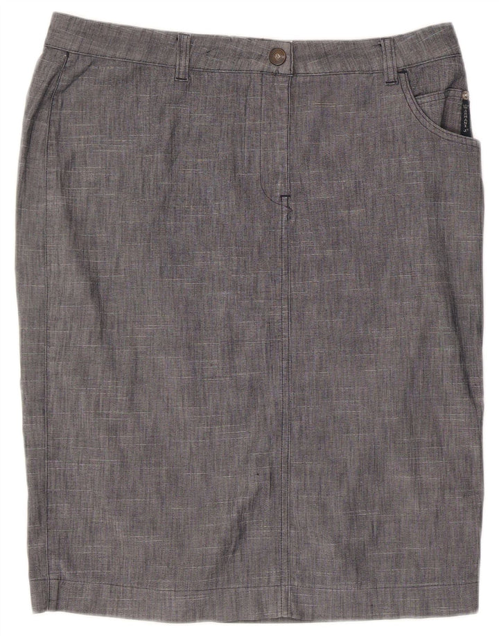 Spódnica damska Armani IT 46 Large W32 Szara bawełna