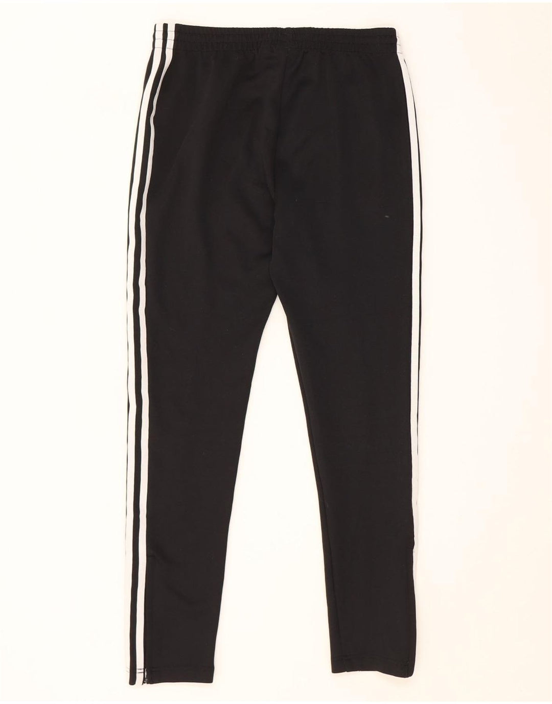 Damskie spodnie dresowe ADIDAS UK 8, małe, czarne, poliestrowe