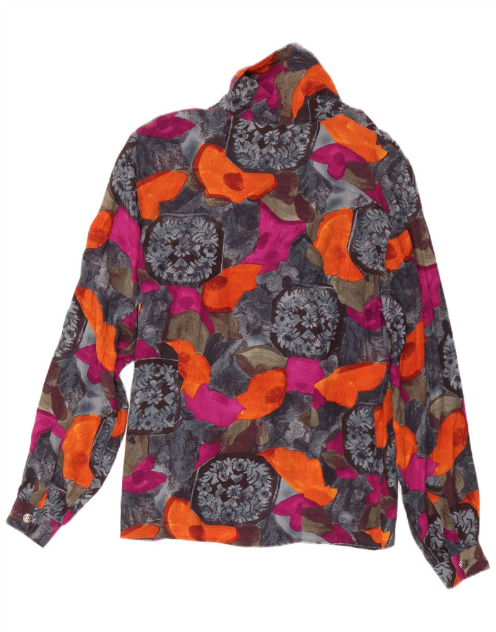 Damska bluzka koszulowa Saint Andrews UK 14 Średnia wielokolorowa wiskoza w kwiaty