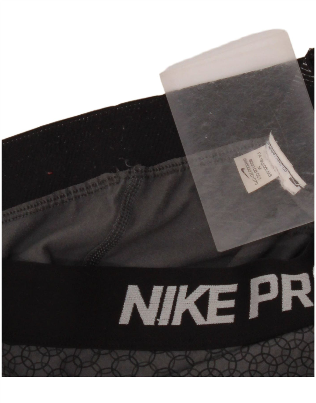 Damskie legginsy NIKE Graphic UK 12, średnioszare, geometryczne