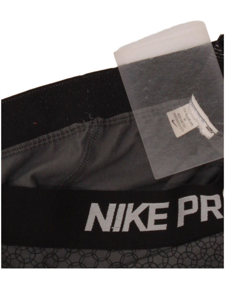 Damskie legginsy NIKE Graphic UK 12, średnioszare, geometryczne