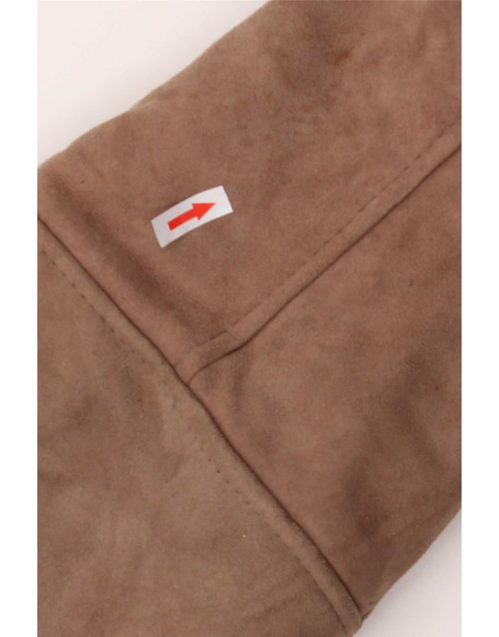 Vintage męska kurtka shearling IT 52 XL brązowa
