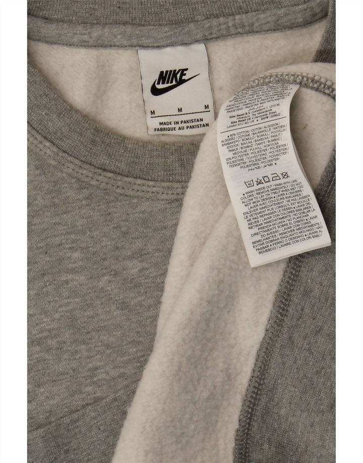 Męska bluza dresowa Nike, średnia, szara, bawełniana nakrapiana