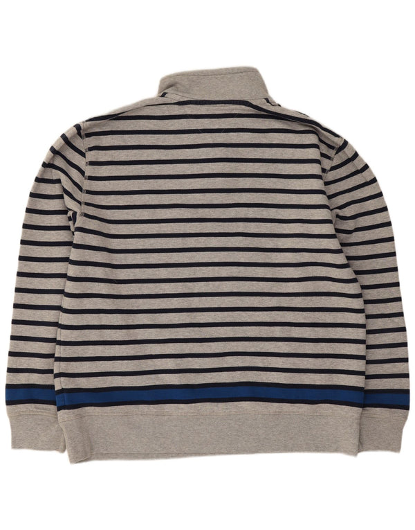 Męska bluza zapinana na zamek Tommy Hilfiger, duża, bawełniana w szare paski
