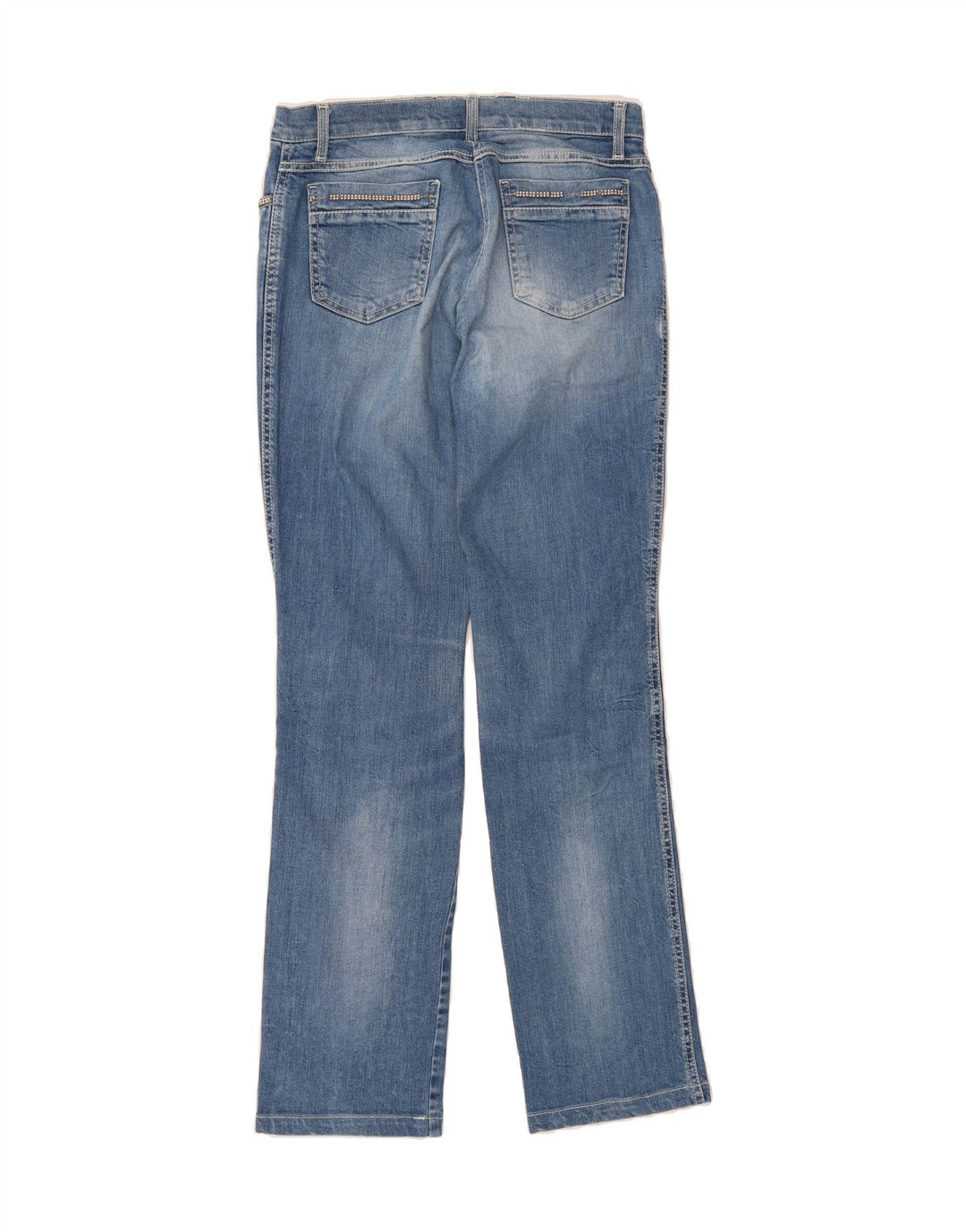 ROCCOBAROCCO Womens Straight Jeans IT 44 Medium W28 L31 Blue Cotton Vintage Roccobarocco and Second-Hand Roccobarocco from Messina Hembry 
