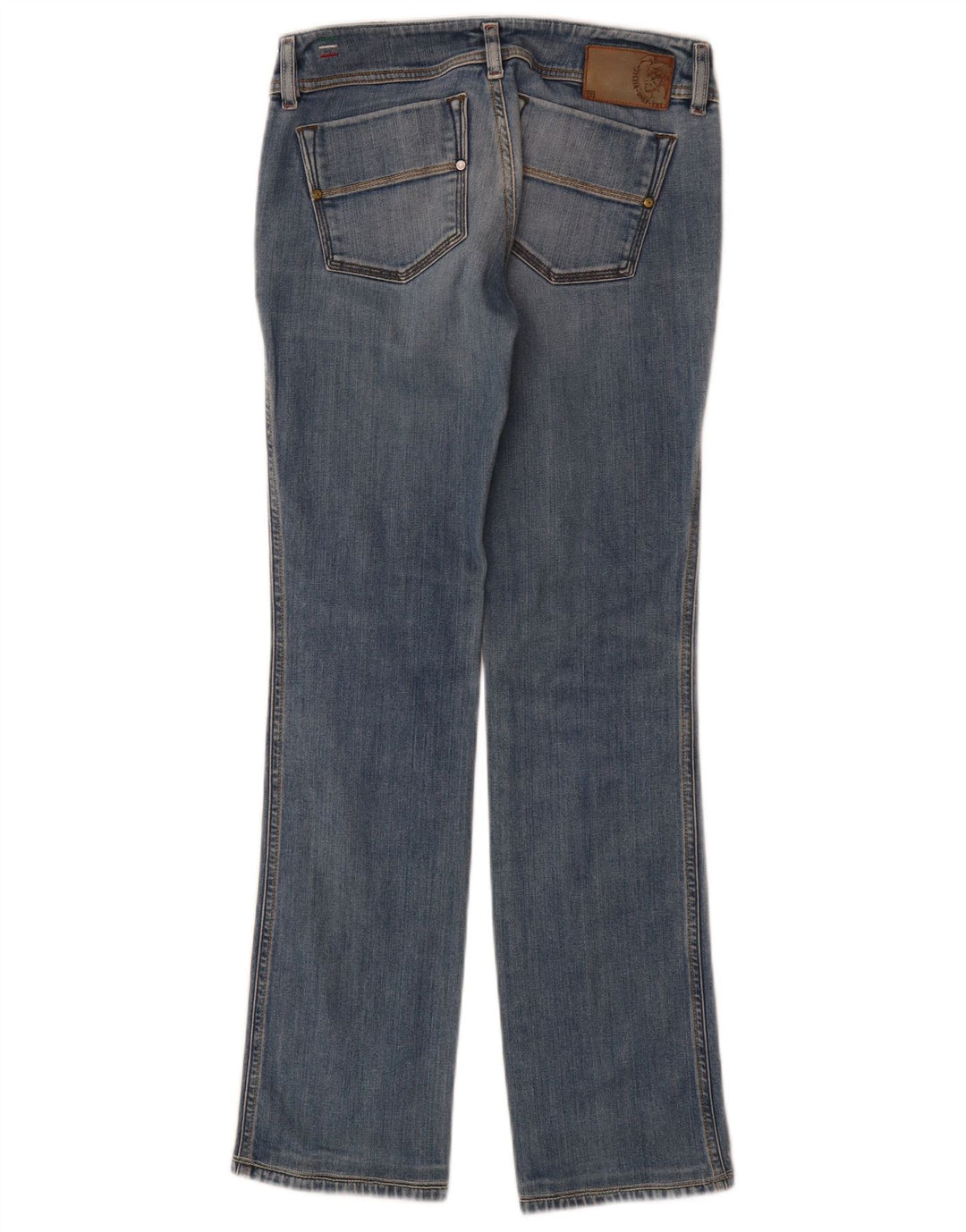 Damskie jeansy Diesel Reckfly Straight W27 L32 Niebieskie bawełniane