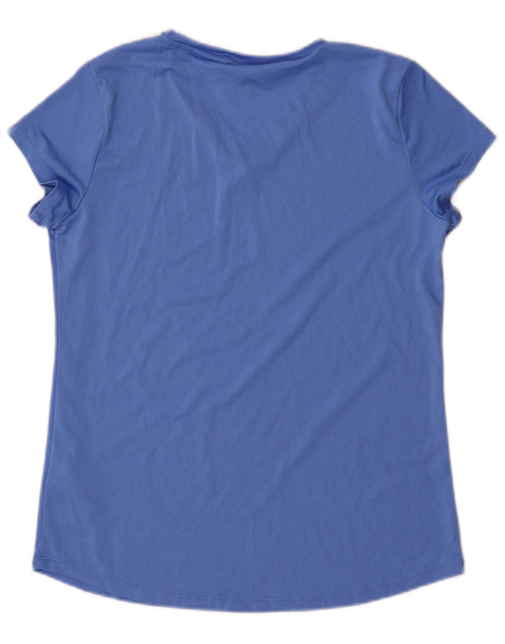 T-shirt damski Puma Top UK 12 Średni niebieski poliester