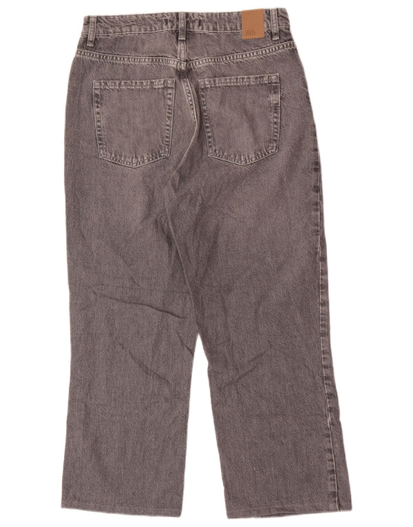 Krótkie jeansy damskie Zara EU 40 Medium W30 L25 Szara bawełna