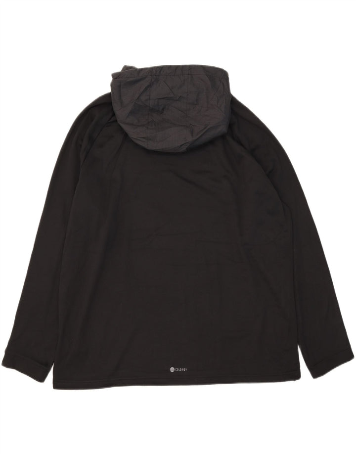 Męska bluza z kapturem Adidas Aeroready 2XL Czarny poliester