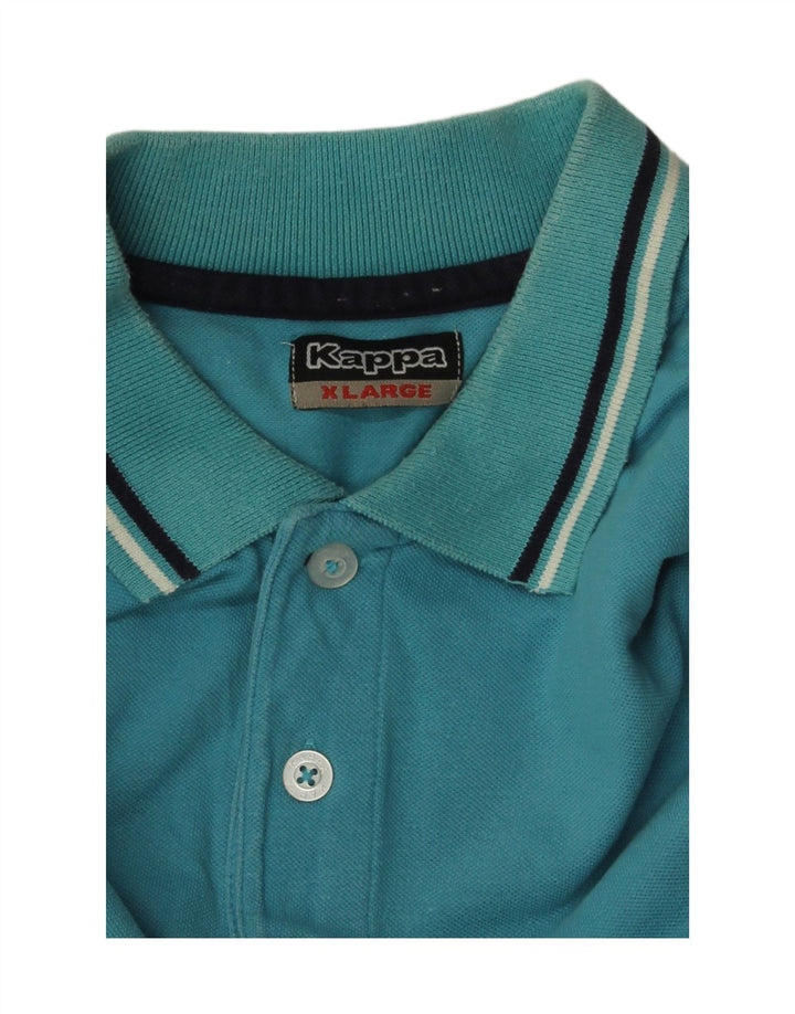 Męska koszulka polo Kappa XL niebieska