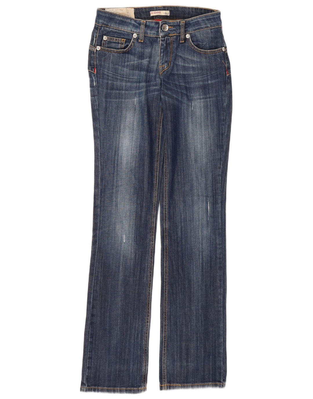 Liu Jo Damskie jeansy Bootcut w trudnej sytuacji W28 L34 Niebieskie bawełniane