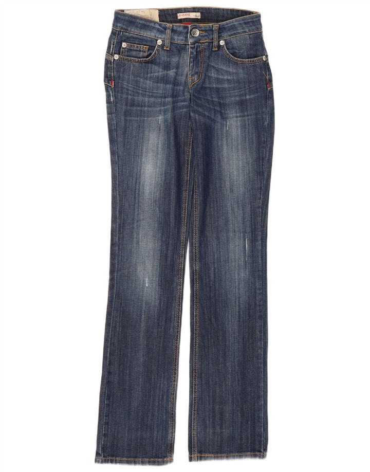 Liu Jo Damskie jeansy Bootcut w trudnej sytuacji W28 L34 Niebieskie bawełniane
