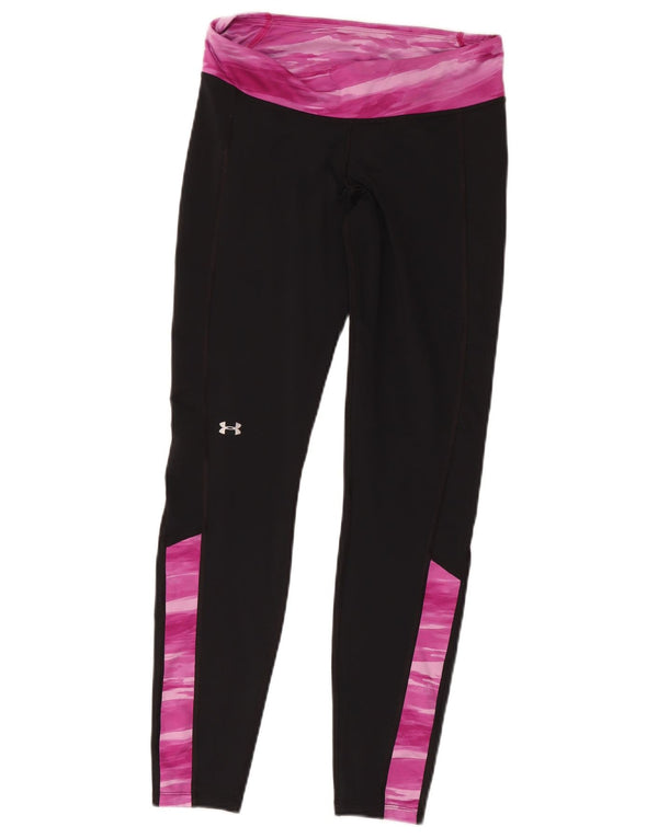 Damskie legginsy Under Armour Cold Gear UK 14 w kolorze średniej czerni