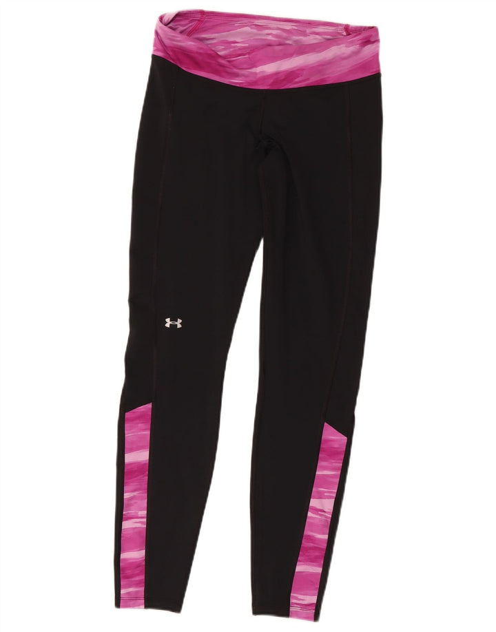 Damskie legginsy Under Armour Cold Gear UK 14 w kolorze średniej czerni