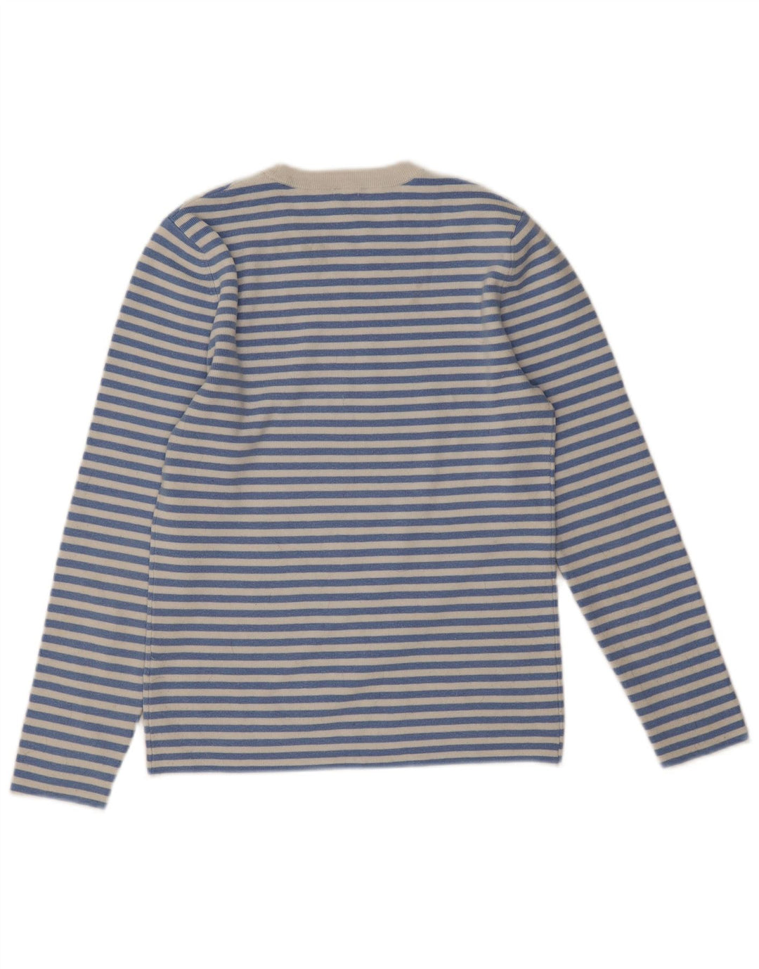 Damski sweter z okrągłym dekoltem John Lewis UK 12 w średnie niebieskie paski