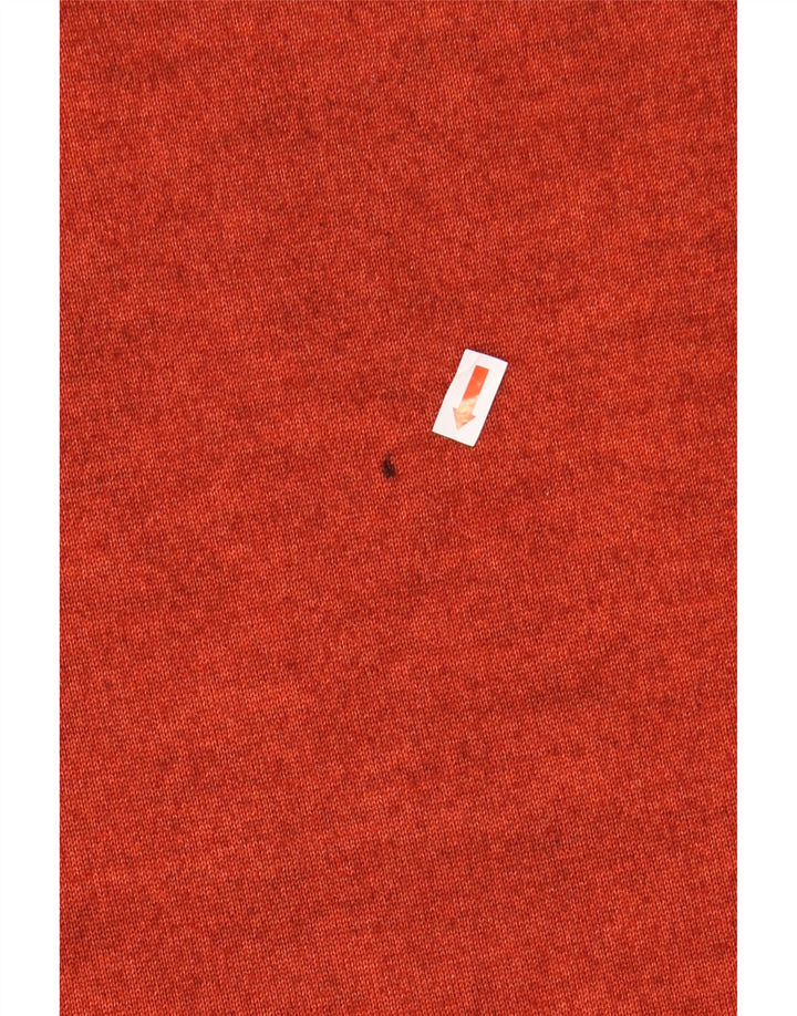 STONE ISLAND Chłopięcy sweter z okrągłym dekoltem, 11-12 lat, czerwona wełna