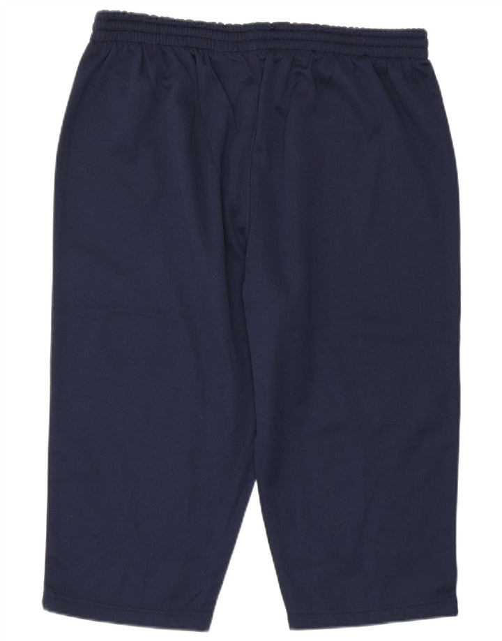Damskie spodnie dresowe Capri KAPPA UK 18 XL Granatowy poliester