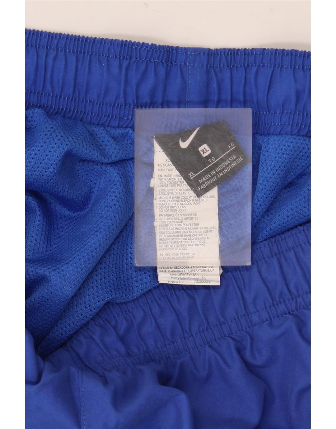 Męskie spodenki sportowe Nike XL, niebieskie, poliestrowe