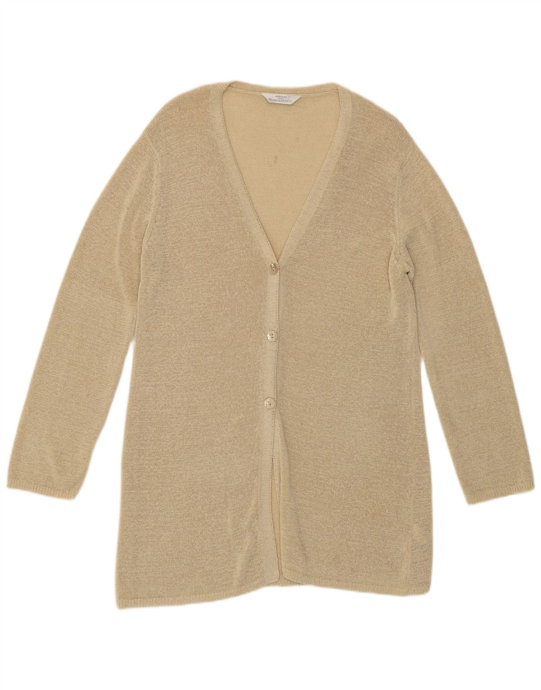 Marks & Spencer Damski sweter St. Michael Cardigan UK 12 Średni Beż