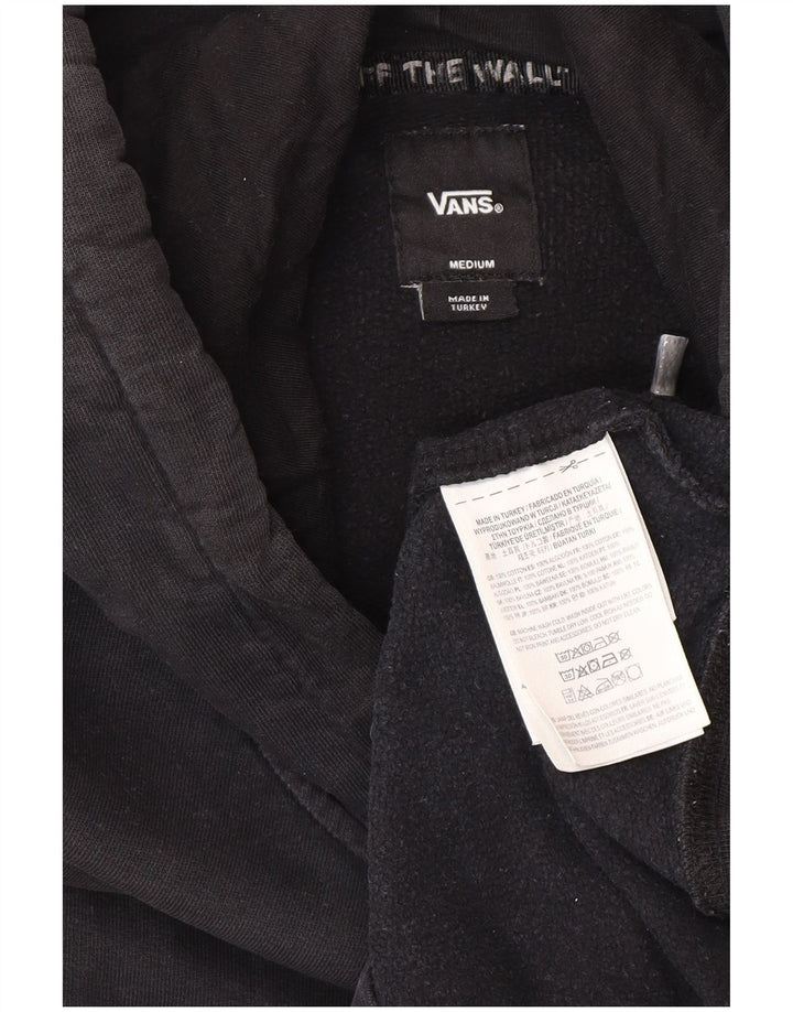 Męski sweter z kapturem Vans, średni czarny, bawełniany