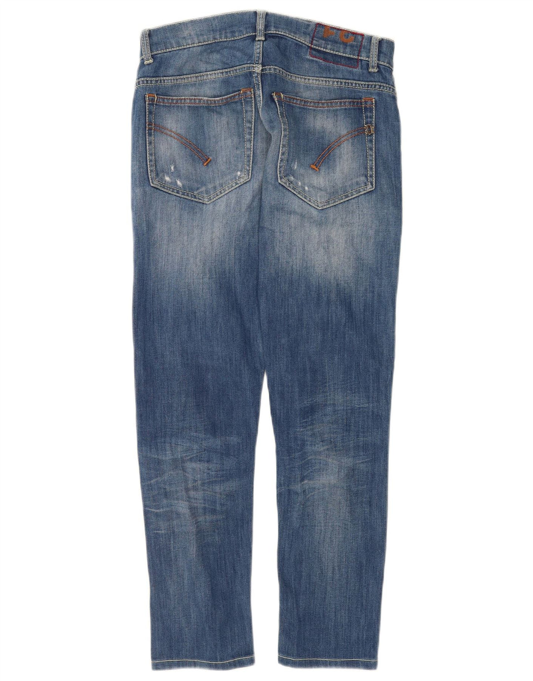 Dondup Damskie Ritchie Distressed Skinny Jeans W31 L28 Niebieskie bawełniane