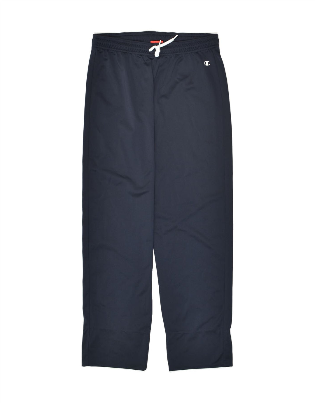 CHAMPION Boys Tracksuit Trousers 13-14 Years XL Navy Blue Polyester | Vintage Champion | Thrift | Second-Hand Champion | Used Clothing | Messina Hembry 