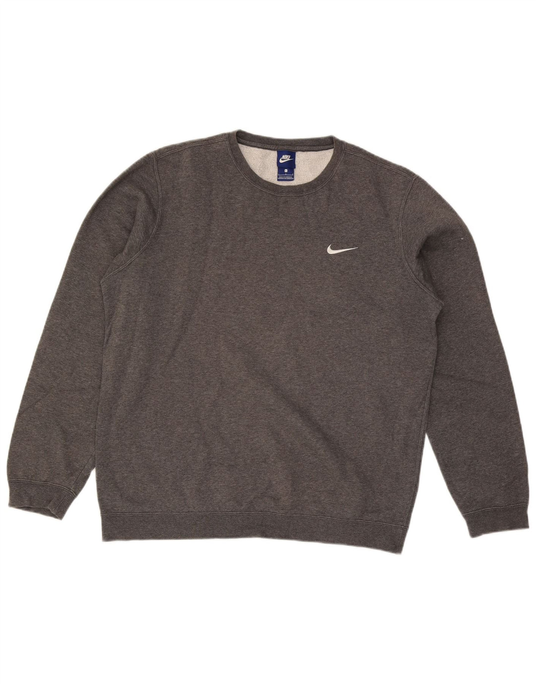 Męska bluza dresowa Nike, duża, szara, bawełniana