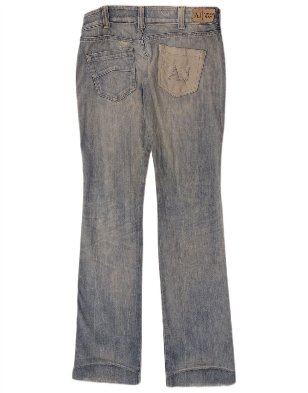 Damskie proste dżinsy Armani W26 L34 niebieskie