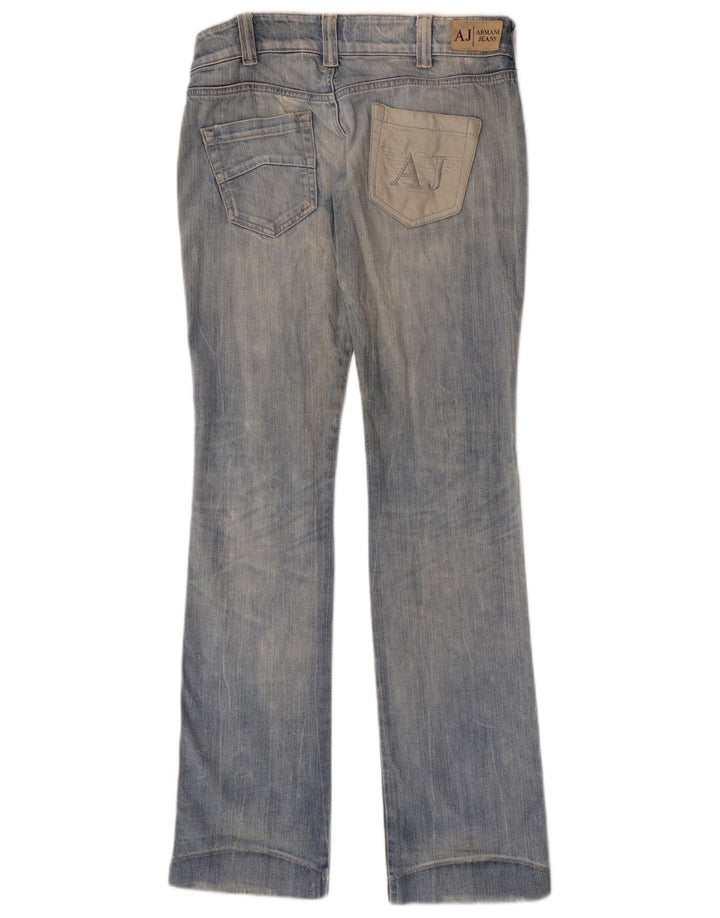 Damskie proste dżinsy Armani W26 L34 niebieskie