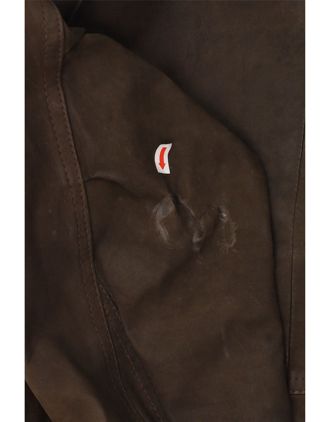 Męska kurtka skórzana VINTAGE IT 48 Średni brąz