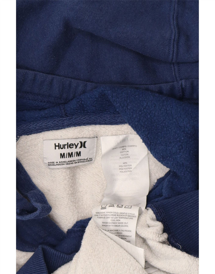 HURLEY Męski sweter z kapturem, bawełniany, w kolorze średniej szarości