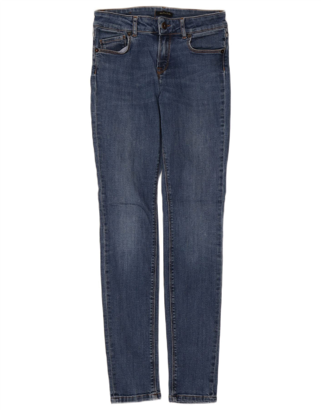 Damskie jeansy skinny MASSIMO DUTTI W26 L29 Niebieskie, bawełniane