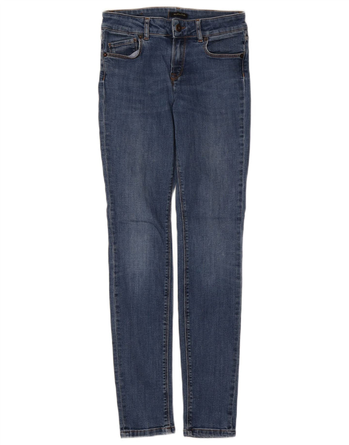 Damskie jeansy skinny MASSIMO DUTTI W26 L29 Niebieskie, bawełniane